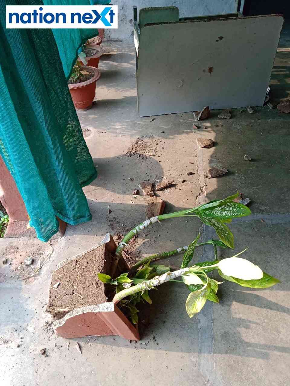 Images of vandalised property at Bishop Cotton School in Nagpur